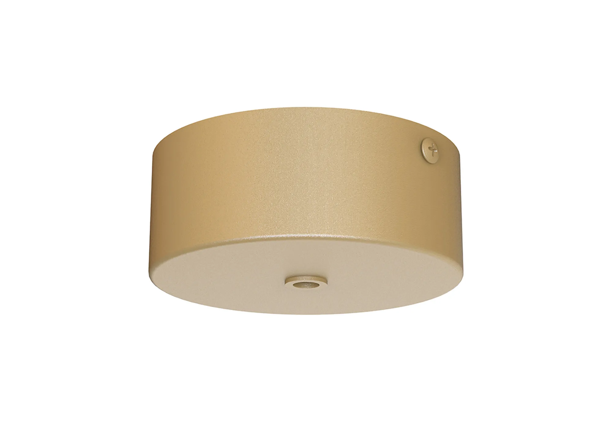 M9356  Modular 12.5cm Round 1 DC Plug Canopy/Ceiling Rose Kit (FRAME ONLY) (Excluding Driver), Gold